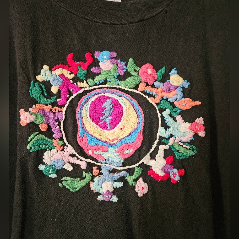 Vintage Grateful Dead Steal Your Face 1991 Handmade - Picture 3 of 6